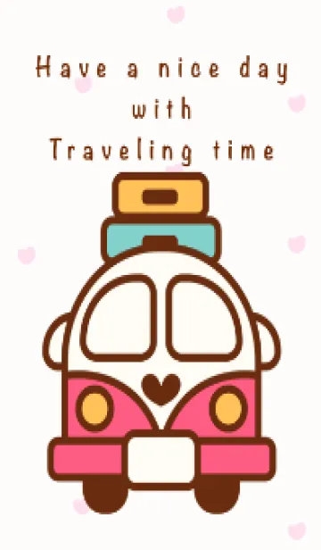 [LINE着せ替え] Happy traveling time 3の画像1