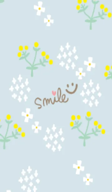 [LINE着せ替え] かわいい黄色い丸い花8の画像1