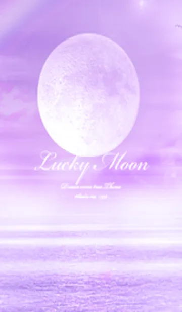 [LINE着せ替え] 願いが叶う♥神秘的な紫月2の画像1