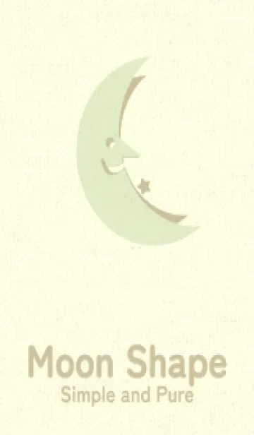 [LINE着せ替え] 月型の着せかえ ティーグリーンの画像1