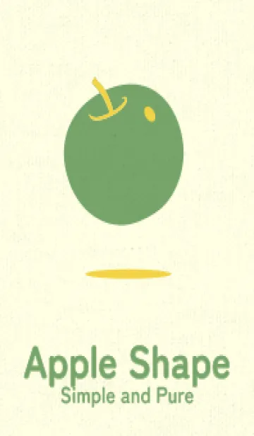 [LINE着せ替え] りんご型のきせかえ 黄水仙の画像1