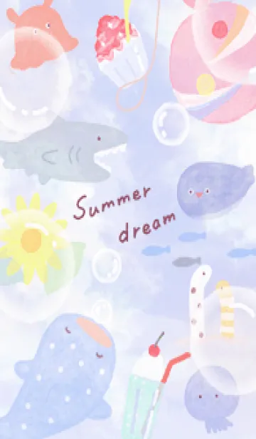 [LINE着せ替え] violet♡夏の夢04_1の画像1