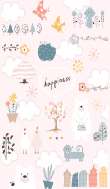 [LINE着せ替え] pink♡happiness10_1の画像1