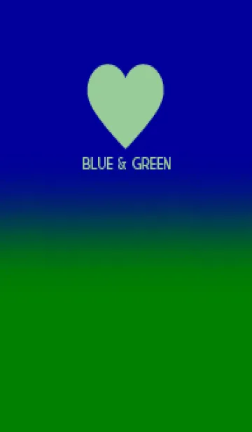 [LINE着せ替え] Blue & Green V6 (JP)の画像1