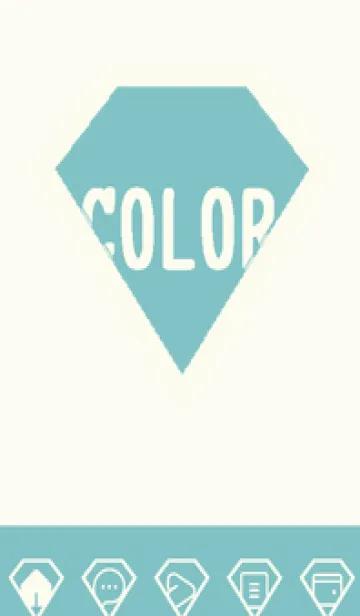 [LINE着せ替え] green color Z67の画像1