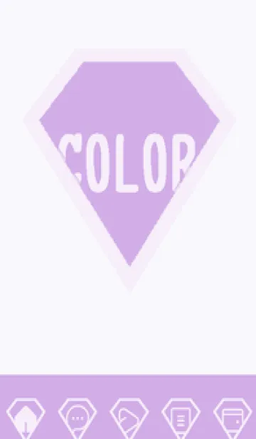 [LINE着せ替え] purple color Z32の画像1