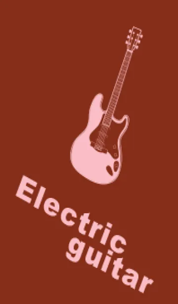 [LINE着せ替え] ELECTRIC GUITAR CLR 栗梅の画像1