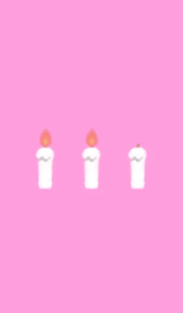 [LINE着せ替え] candle(white2-11)の画像1
