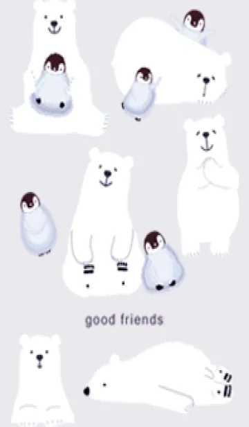 [LINE着せ替え] violet♡仲良し04_1の画像1