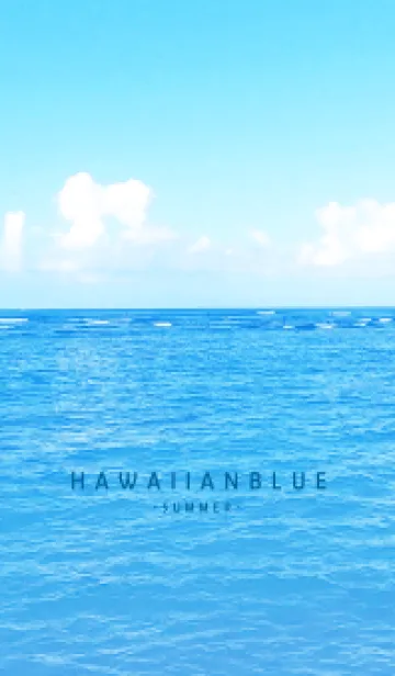 [LINE着せ替え] HAWAIIAN BLUE-SUMMER MEKYM 10の画像1