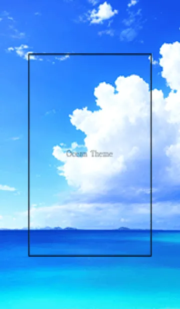 [LINE着せ替え] Ocean Theme - 012 BKの画像1