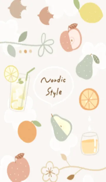 [LINE着せ替え] beige♡フレッシュ05_1の画像1