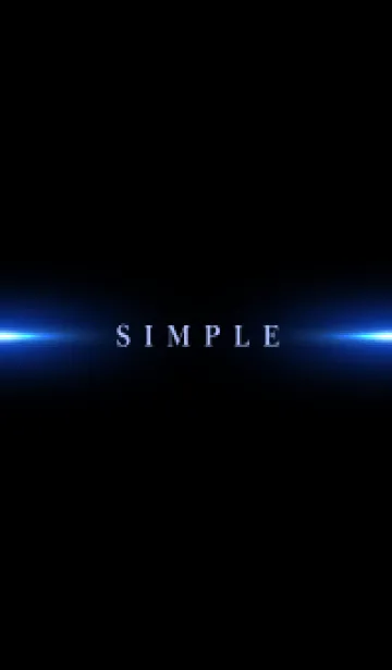 [LINE着せ替え] SIMPLE BLUE LIGHT-MEKYM 22の画像1