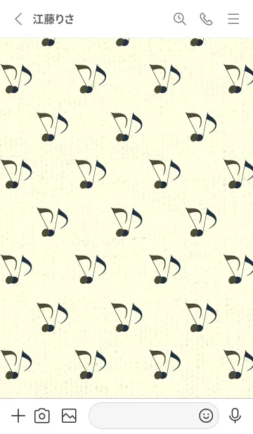 [LINE着せ替え] Clef dot 黒紫の画像2