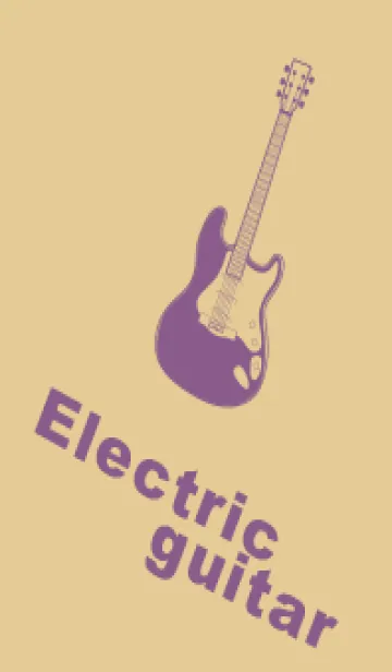 [LINE着せ替え] ELECTRIC GUITAR CLR シトロングレイの画像1