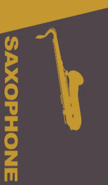 [LINE着せ替え] Saxophone CLR チャコールグレイの画像1