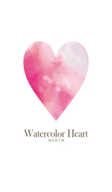 [LINE着せ替え] Watercolor Heart -MEKYM- 7の画像1