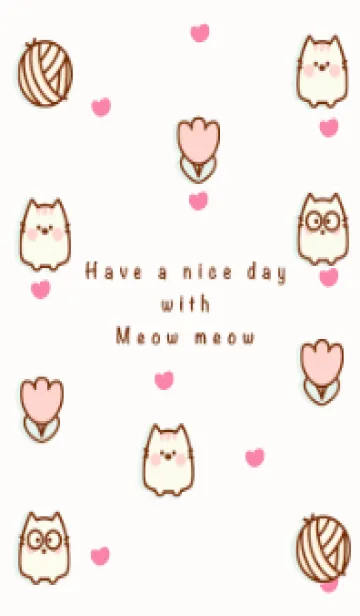 [LINE着せ替え] Time to play with meow meow 7の画像1