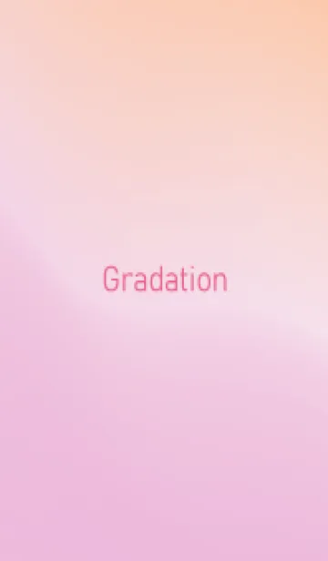 [LINE着せ替え] gradation-ORANGE&PINK-10の画像1