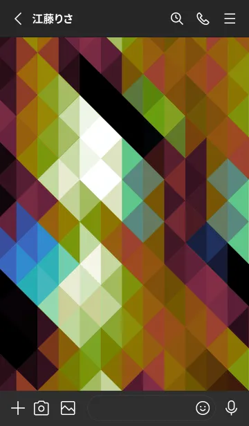 [LINE着せ替え] ジオメトリック 412の画像2