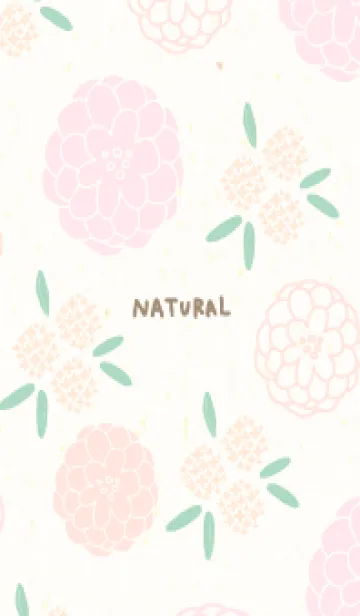 [LINE着せ替え] 沢山の丸い花11の画像1