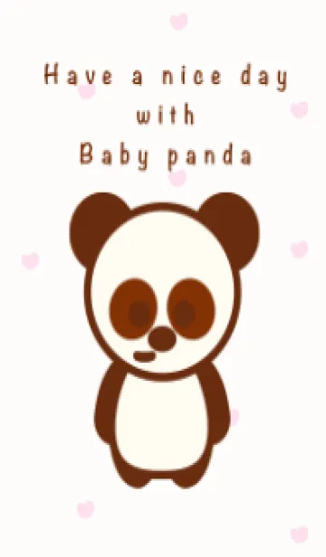 [LINE着せ替え] Happy panda theme 2 :)の画像1