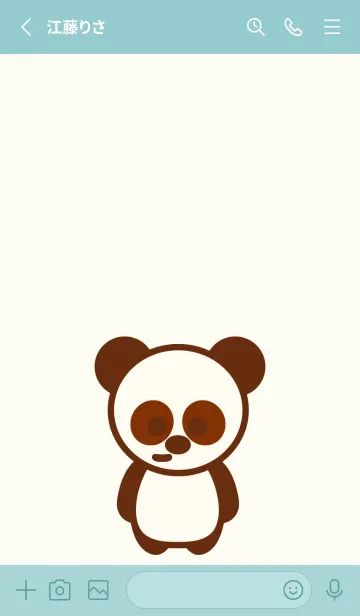 [LINE着せ替え] Happy panda theme 2 :)の画像2