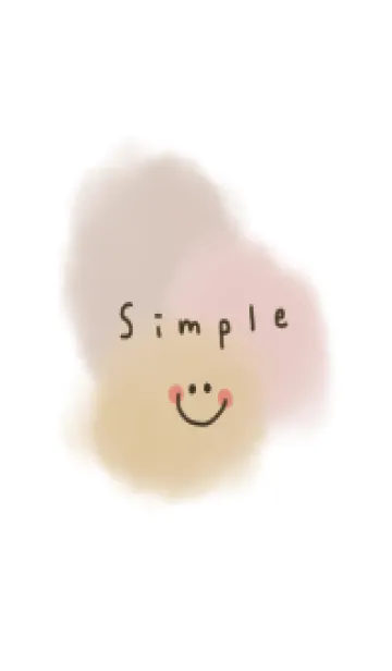 [LINE着せ替え] お洒落水彩とスマイル。の画像1