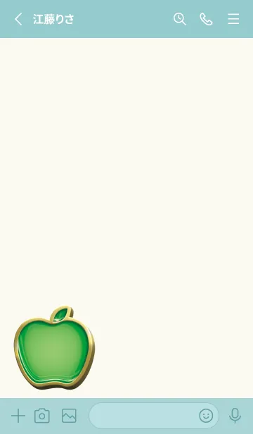 [LINE着せ替え] apple green & red Enamel Pin 13の画像2