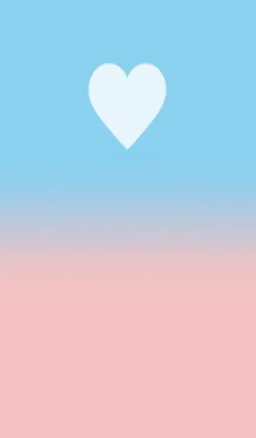 [LINE着せ替え] baby blue & baby pink V6 (JP)の画像1