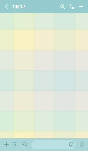 [LINE着せ替え] チェック柄 くすみカラー18の画像2