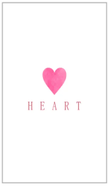 [LINE着せ替え] watercolor pink-HEART 61の画像1