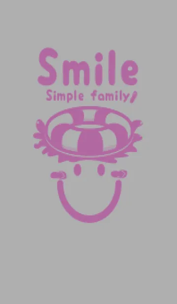 [LINE着せ替え] スマイル＆サマー 銀鼠の画像1