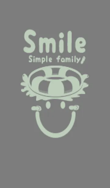 [LINE着せ替え] スマイル＆サマー マウスグレイの画像1