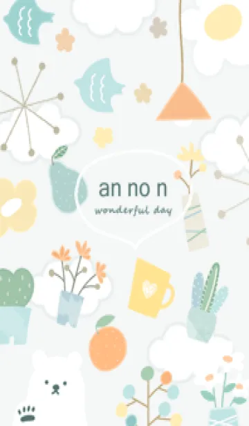 [LINE着せ替え] bluegreen♡あんのん06_1の画像1