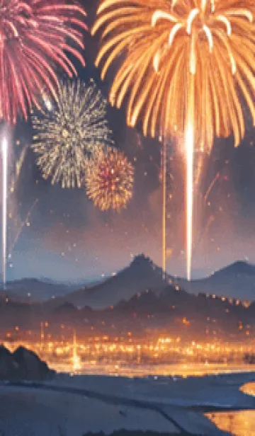 [LINE着せ替え] 夏夜のカケラ#IN027。の画像1