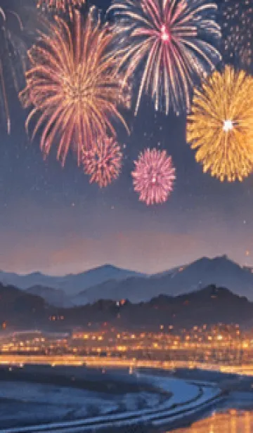 [LINE着せ替え] 夏夜のカケラ#IN025。の画像1