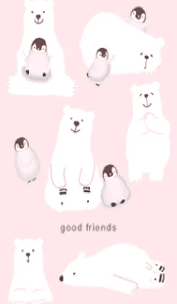 [LINE着せ替え] pink♡仲良し09_1の画像1