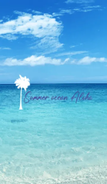 [LINE着せ替え] Summer ocean Aloha.103の画像1