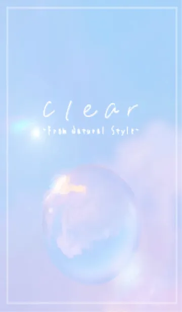 [LINE着せ替え] Clear 28／ナチュラルスタイルの画像1