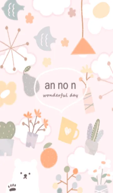 [LINE着せ替え] pink♡あんのん10_1の画像1