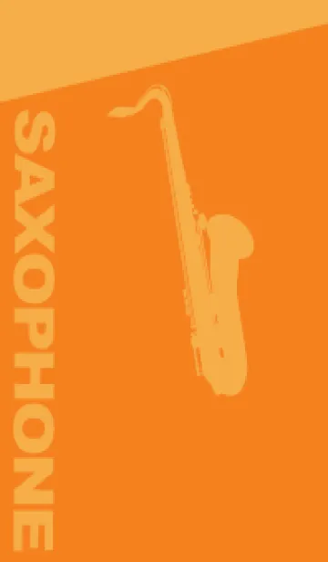 [LINE着せ替え] Saxophone CLR ナスタチウムオレンジの画像1