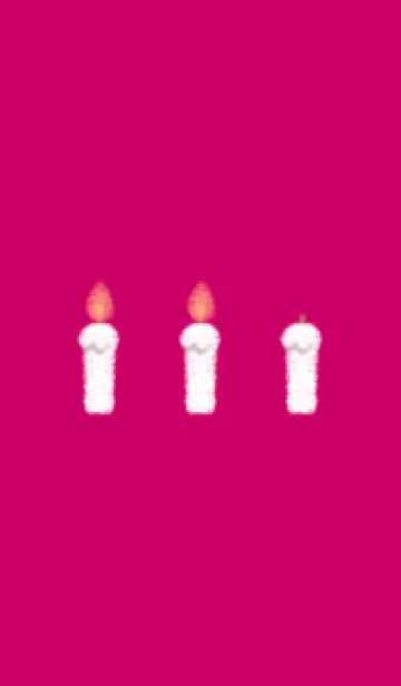 [LINE着せ替え] candle(black1-10)の画像1