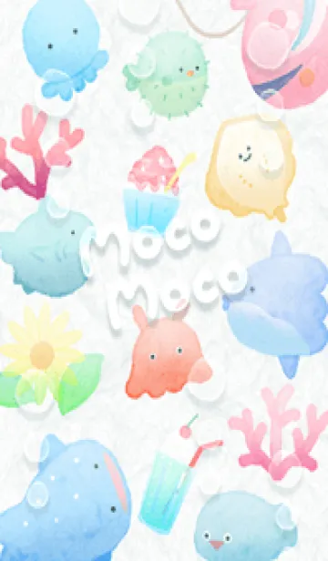 [LINE着せ替え] bluegreen♡もこもこ06_1の画像1