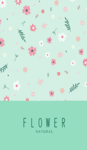 [LINE着せ替え] FLOWER MINT GREEN -NATURAL-16の画像1