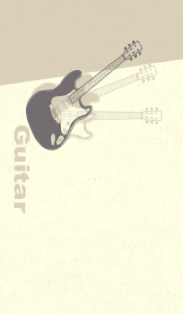 [LINE着せ替え] エレキギター Line  スチールグレイの画像1