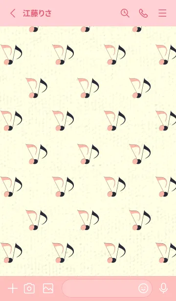 [LINE着せ替え] Clef dot シーシェルピンクの画像2