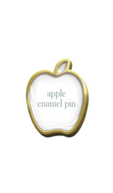 [LINE着せ替え] apple Enamel Pin 43の画像1