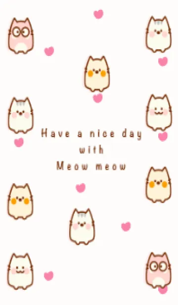 [LINE着せ替え] Little meow meow theme 8の画像1