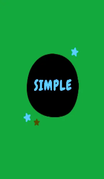 [LINE着せ替え] シンプル カラー スター 11の画像1